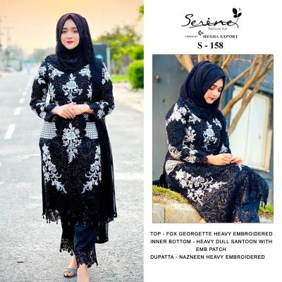 S 158 BY Serine Designer Embroidered Pakistani Salwar Kameez Collection